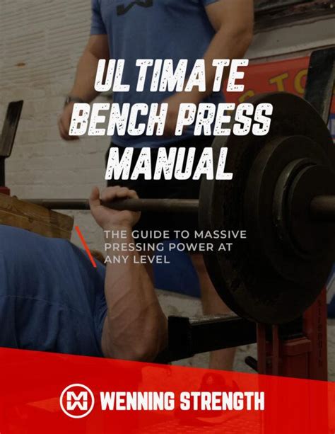 ) “Starting Strength, but the EFS Basic Training <b>Manual</b> comes in a very close second. . Matt wenning bench press manual